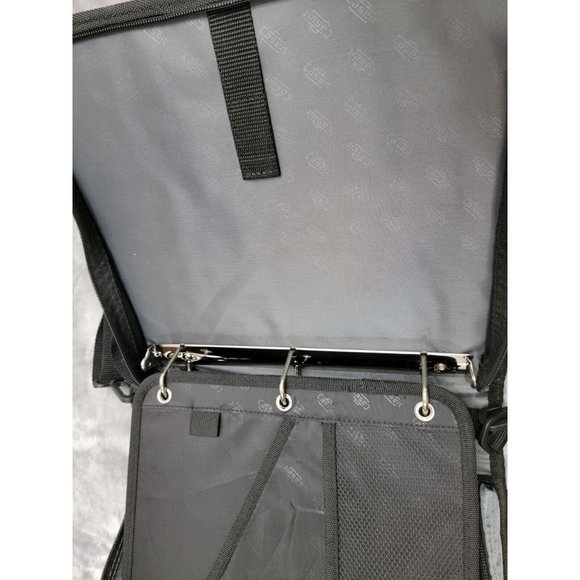 CASE IT DUAL 2 IN 1 RING BINDER 3in With Handle /Shoulder Strap RED /Black‎ - Picture 6 of 9